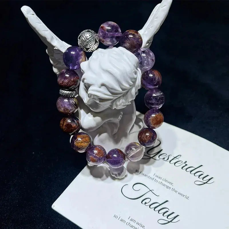 Ultimate Wisdom -Purple Phantom Energy Bracelet - Chene Blue