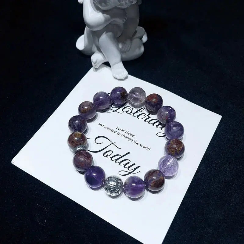 Ultimate Wisdom -Purple Phantom Energy Bracelet - Chene Blue