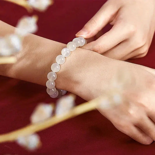 Peaceful Mind - Moonstone Balance Bracelet - Chene Blue