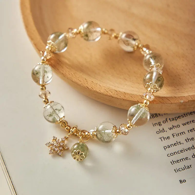 Positive Magnet - Green Phantom Quartz Luck Bracelet