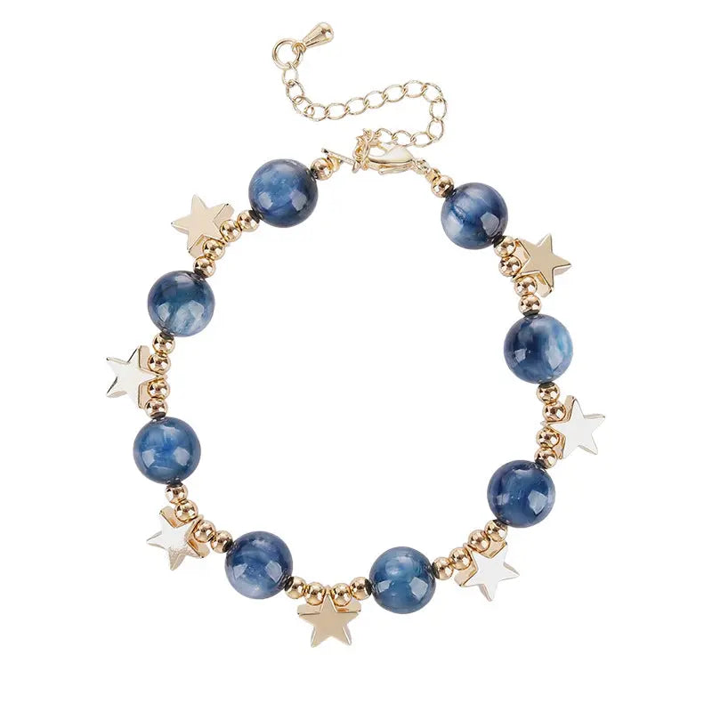 Wise Glance - Kyanite Star Wisdom Bracelet