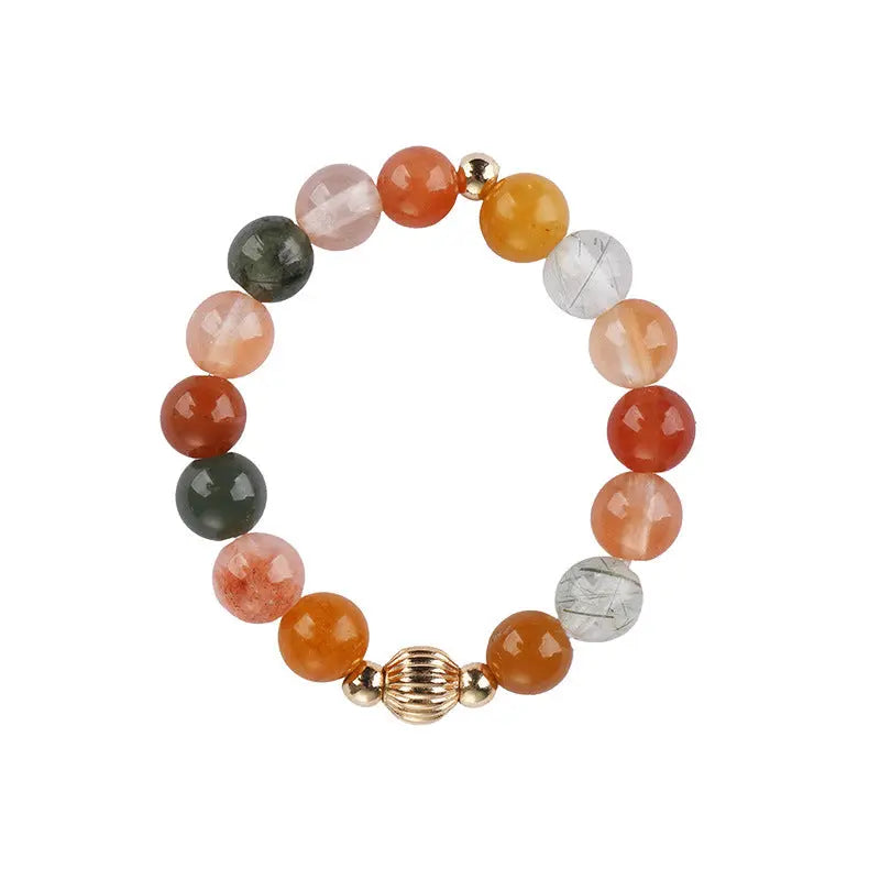Positive Magnet -Crystal Multicolored Luck Ring