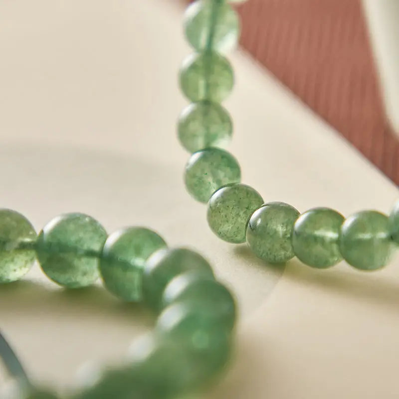 Inspire of Love - Green Strawberry Quartz Love Bracelet