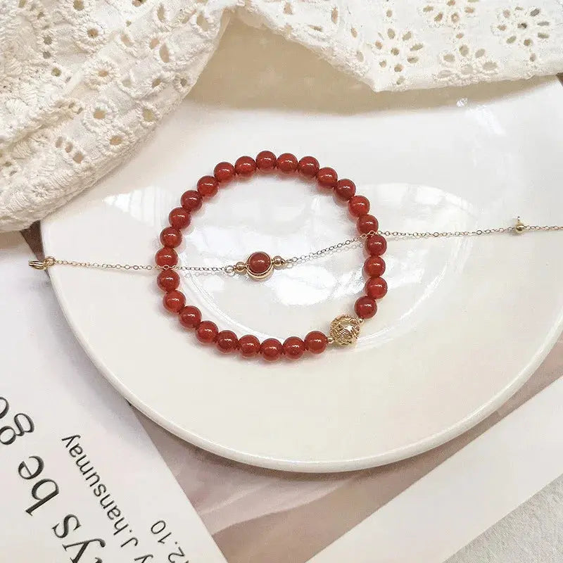 Divine Healing - Agate Healing Bracelets - Chene Blue
