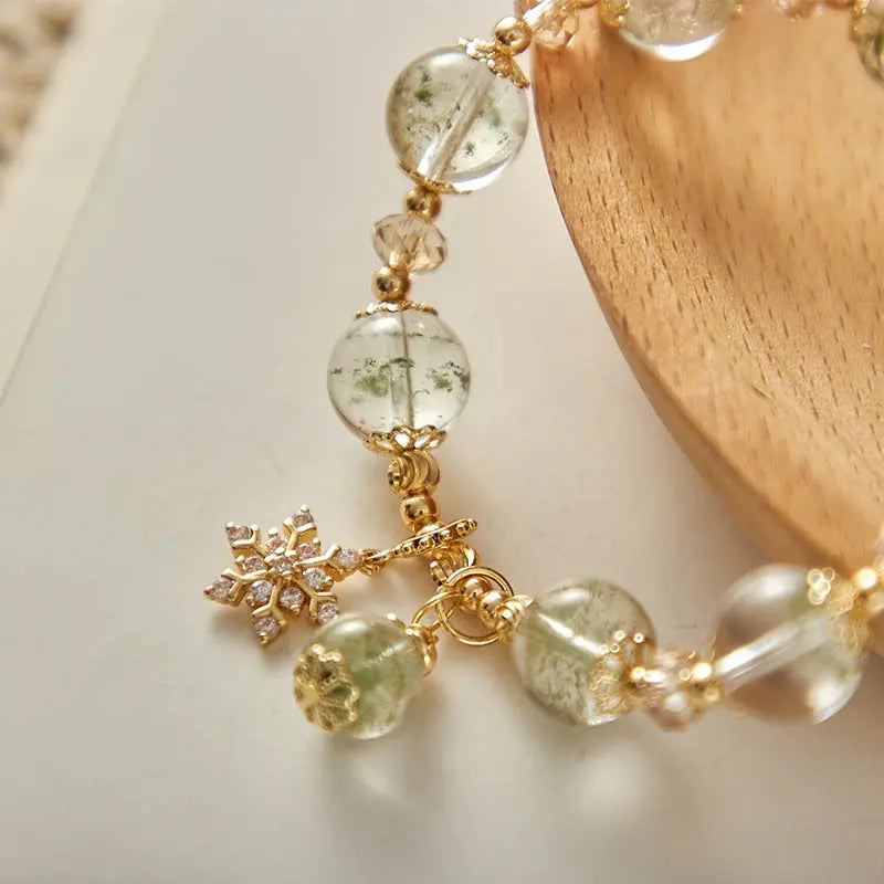 Positive Magnet - Green Phantom Quartz Luck Bracelet