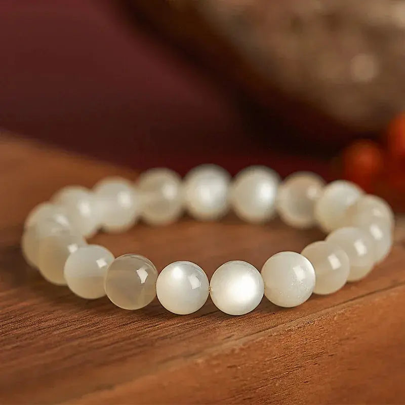 Peaceful Mind - Moonstone Balance Bracelet - Chene Blue