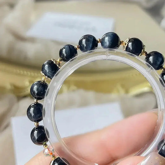 Ultimate Shield - Tiger's Eye Protection Bracelet - Chene Blue