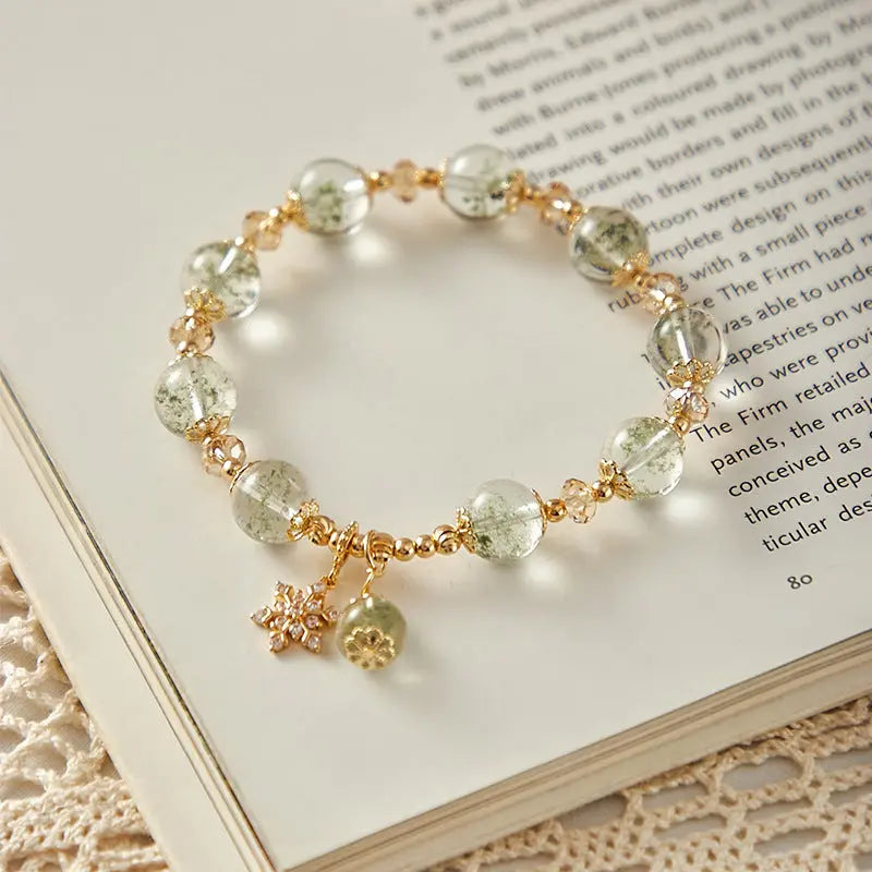 Positive Magnet - Green Phantom Quartz Luck Bracelet