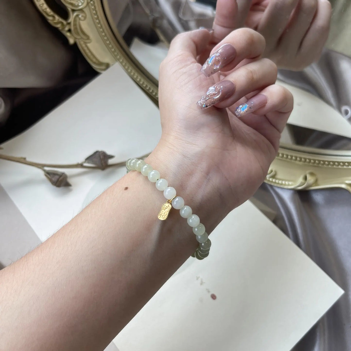 Positive Magnet - Nephrite Jade Energy Luck Bracelet