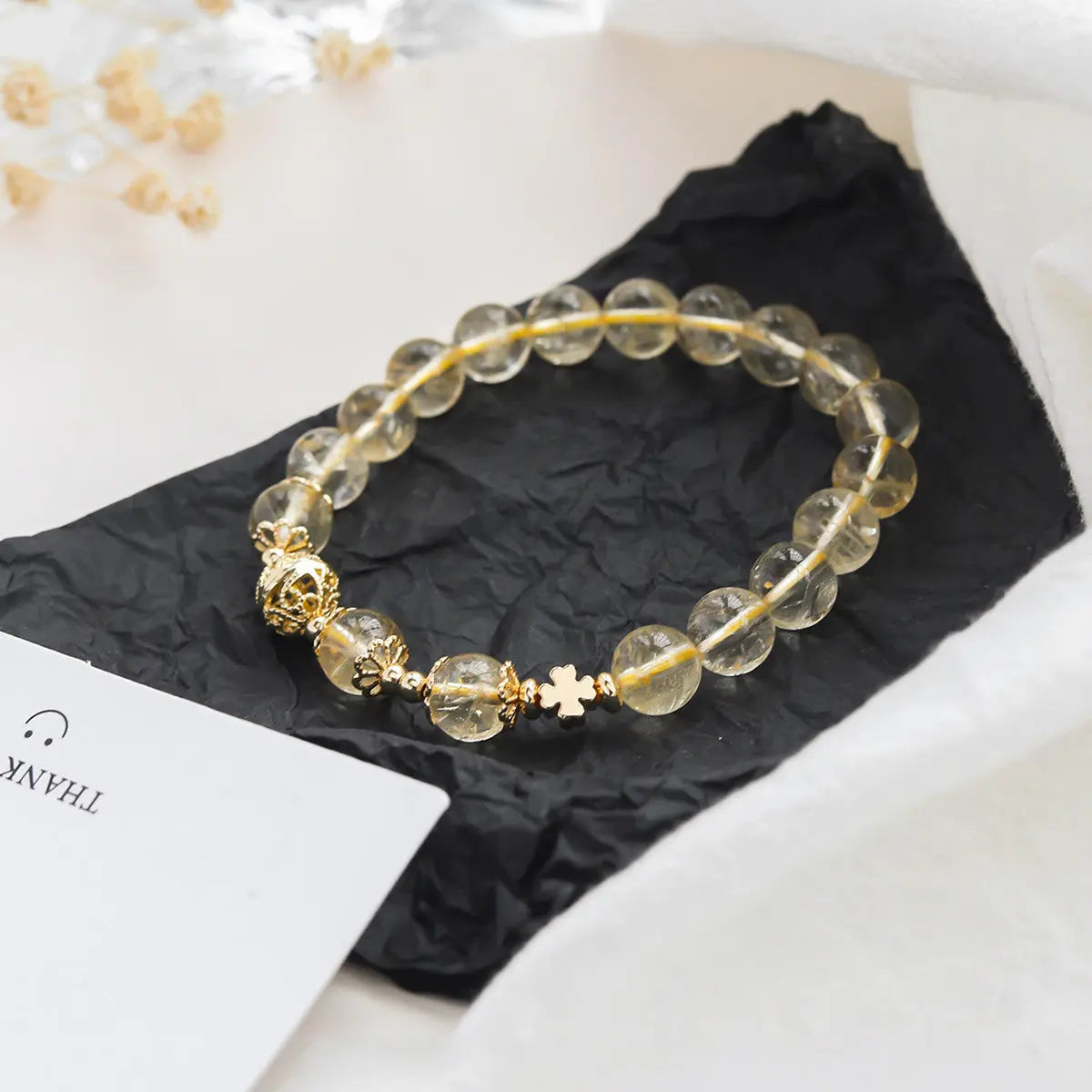 Eternal Bliss - Citrine Wealth Success Luck Bracelet