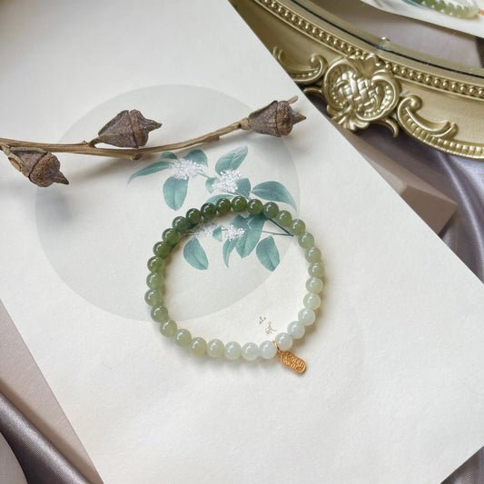 Positive Magnet - Nephrite Jade Energy Luck Bracelet