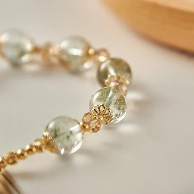 Positive Magnet - Green Phantom Quartz Luck Bracelet