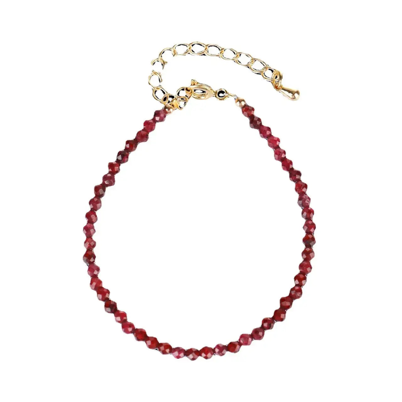 DIvine Healing - Garnet Healing Bracelet - Chene Blue