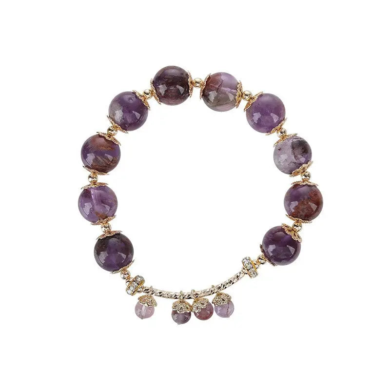 Positive Magnet - Purple Phantom Quartz Luck Bracelet