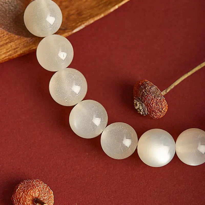 Peaceful Mind - Moonstone Balance Bracelet - Chene Blue