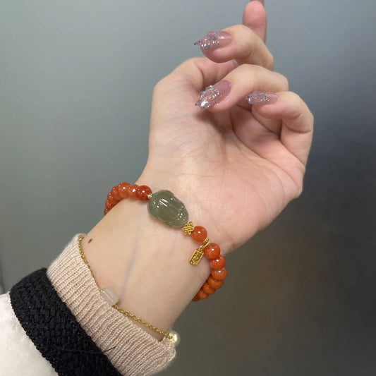 Divine Healing - Agate Nephrite Jade Healing Bracelet