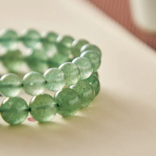 Inspire of Love - Green Strawberry Quartz Love Bracelet