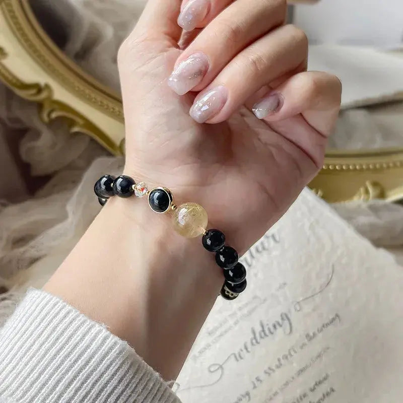 Ultimate Shield - Tiger's Eye Protection Bracelet - Chene Blue