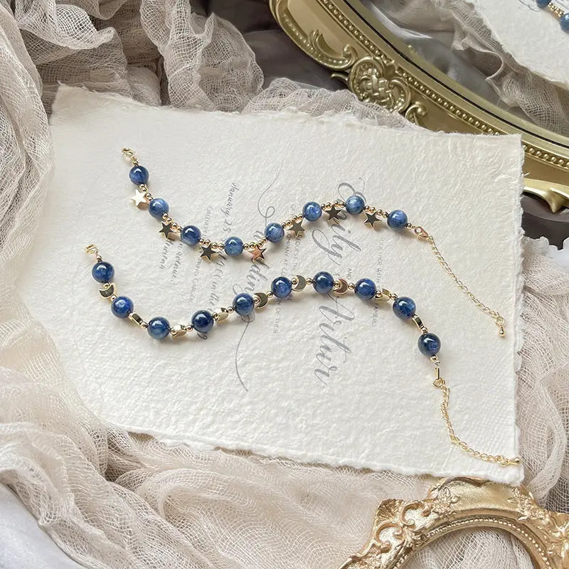 Wise Glance - Kyanite Star Wisdom Bracelet
