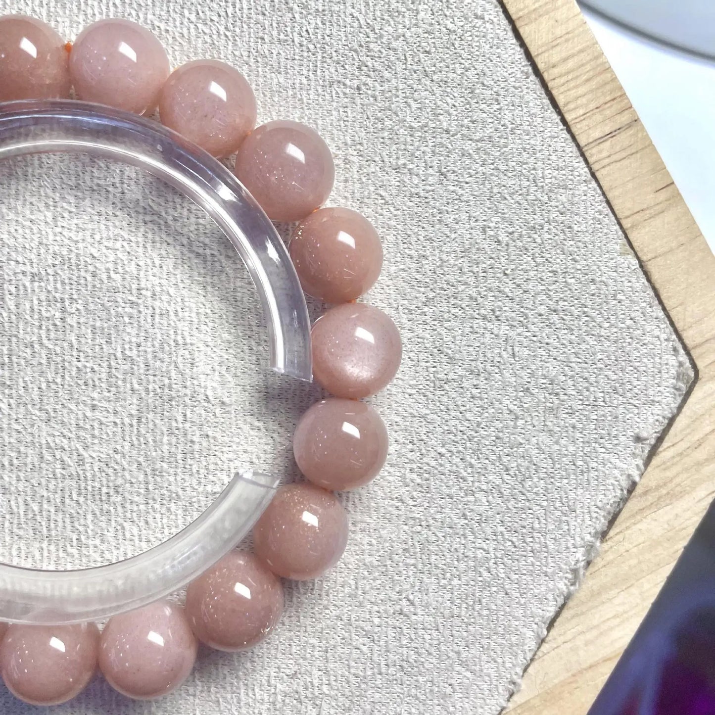Joyful Journey - Orange Moonstone Joy Bracelet