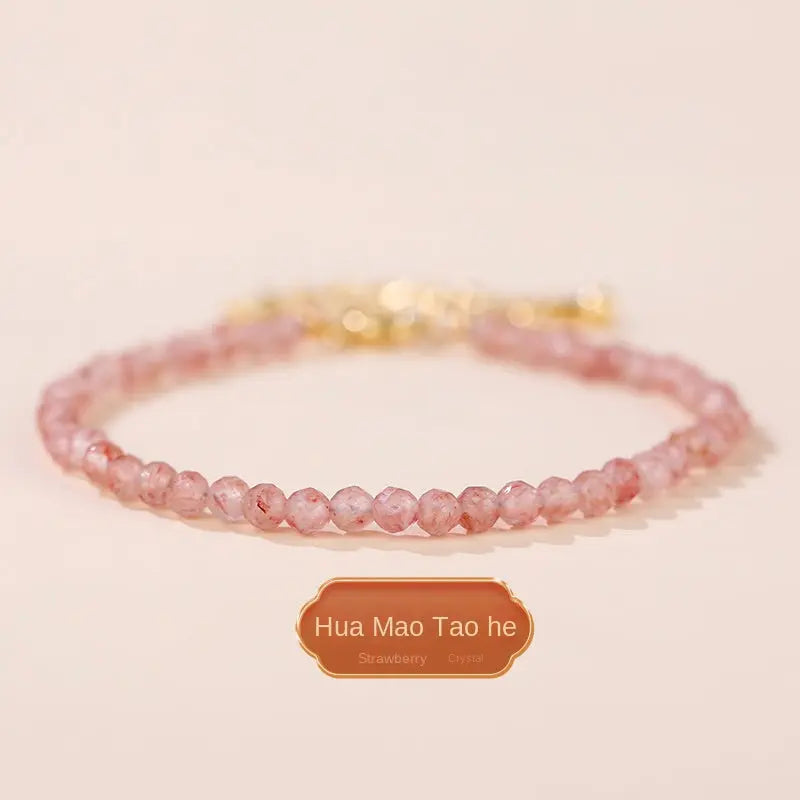 Inspired Love - Strawberry Quartz Love Bracelet