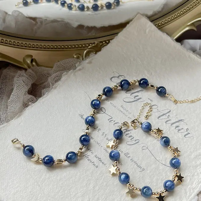Wise Glance - Kyanite Star Wisdom Bracelet