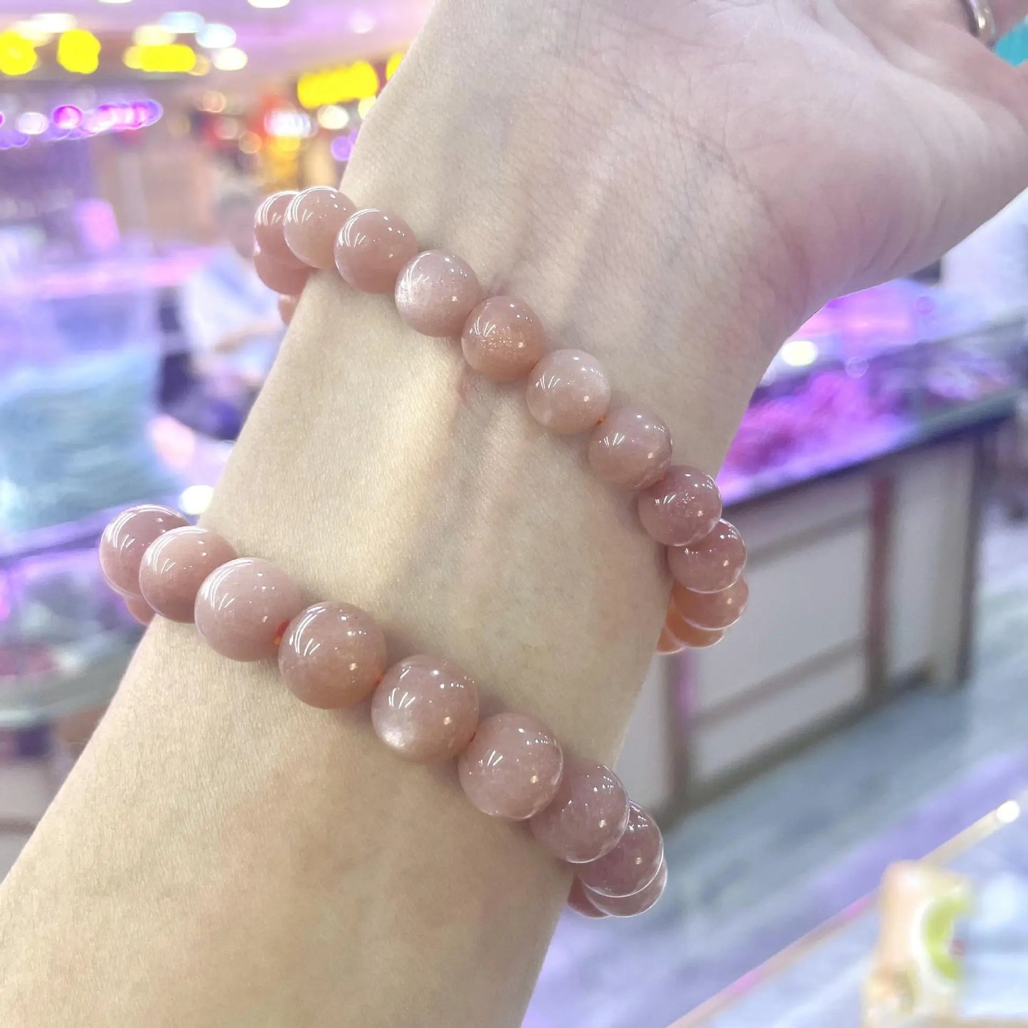 Joyful Journey - Orange Moonstone Joy Bracelet