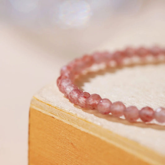 Inspired Love - Strawberry Quartz Love Bracelet