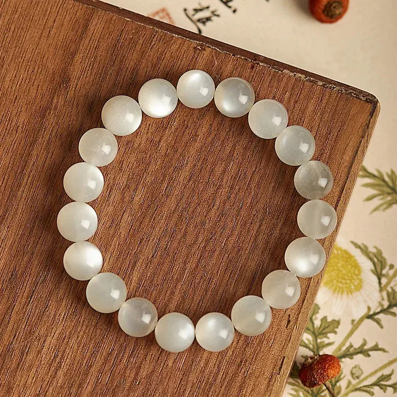 Peaceful Mind - Moonstone Balance Bracelet - Chene Blue