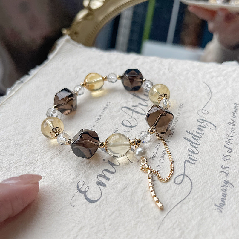 Eternal Bliss - Citrine Success Wealth Luck Charm Bracelet