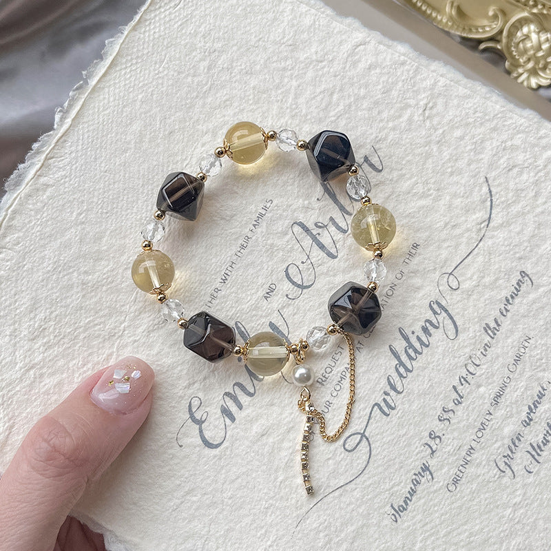 Eternal Bliss - Citrine Success Wealth Luck Charm Bracelet