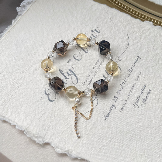 Eternal Bliss - Citrine Success Wealth Luck Charm Bracelet