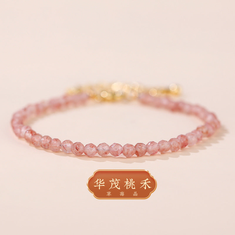 Inspired Love - Strawberry Quartz Love Bracelet