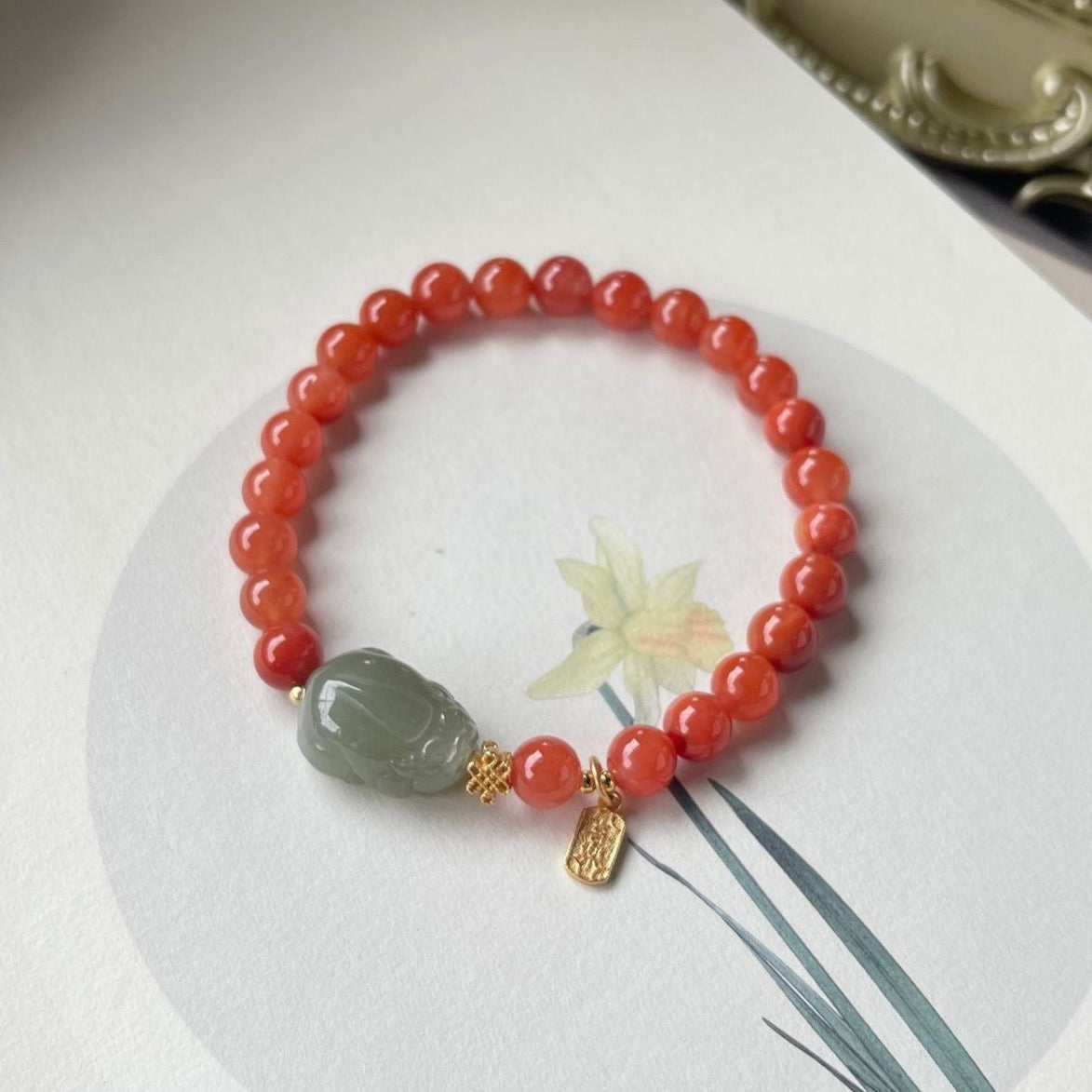 Divine Healing - Agate Nephrite Jade Healing Bracelet