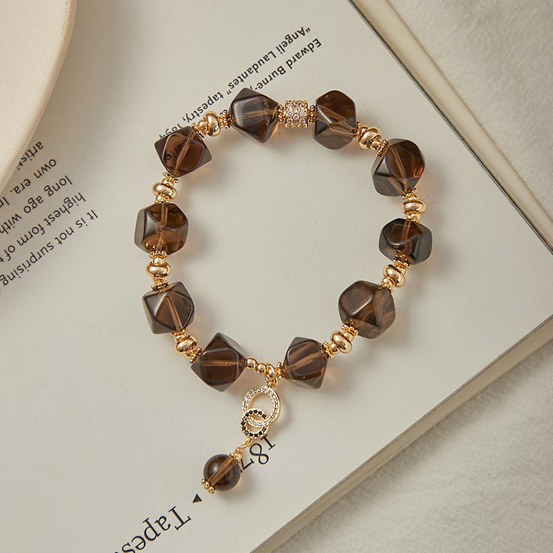 Eternal Bliss - Citrine Success Charm Bracelet