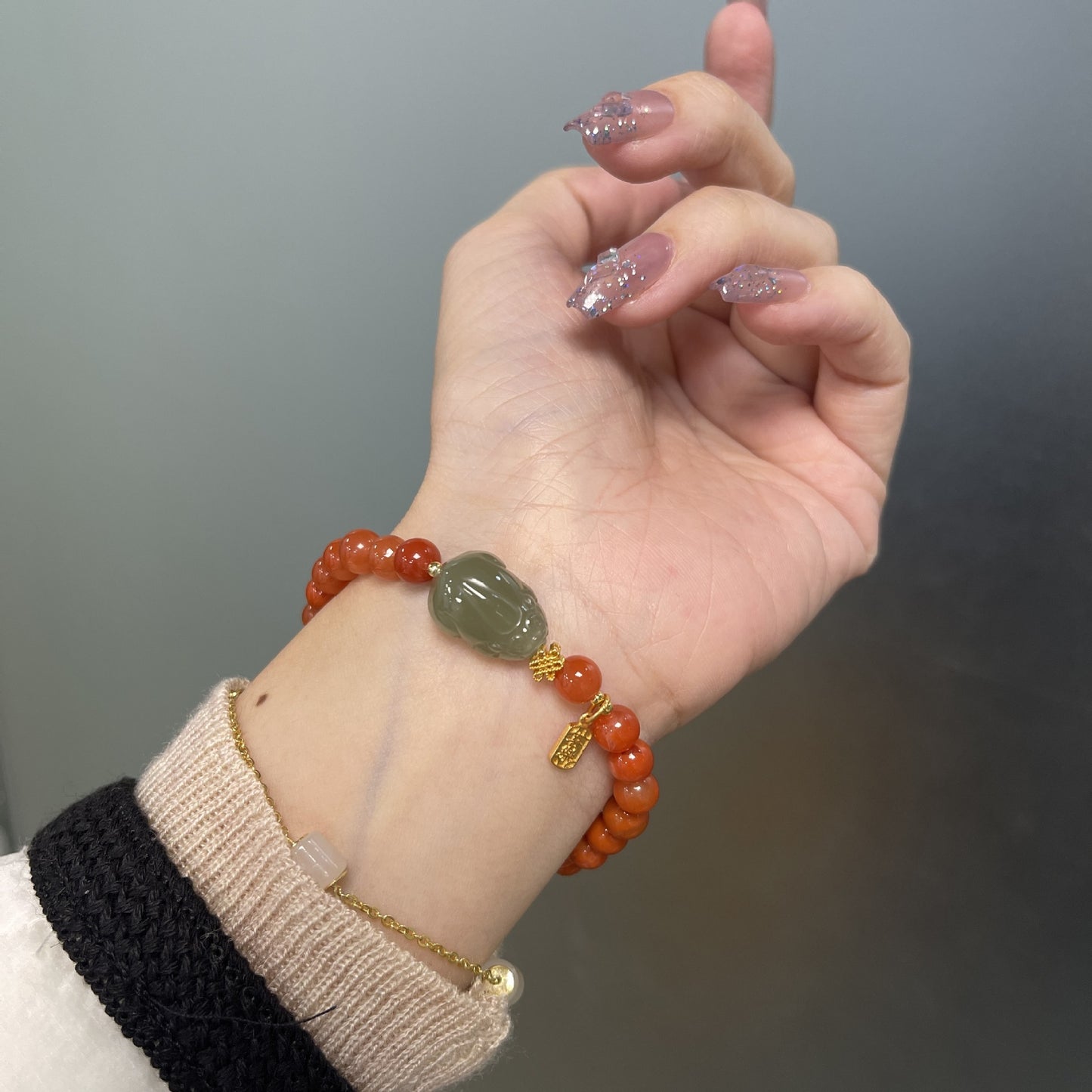 Divine Healing - Agate Nephrite Jade Healing Bracelet